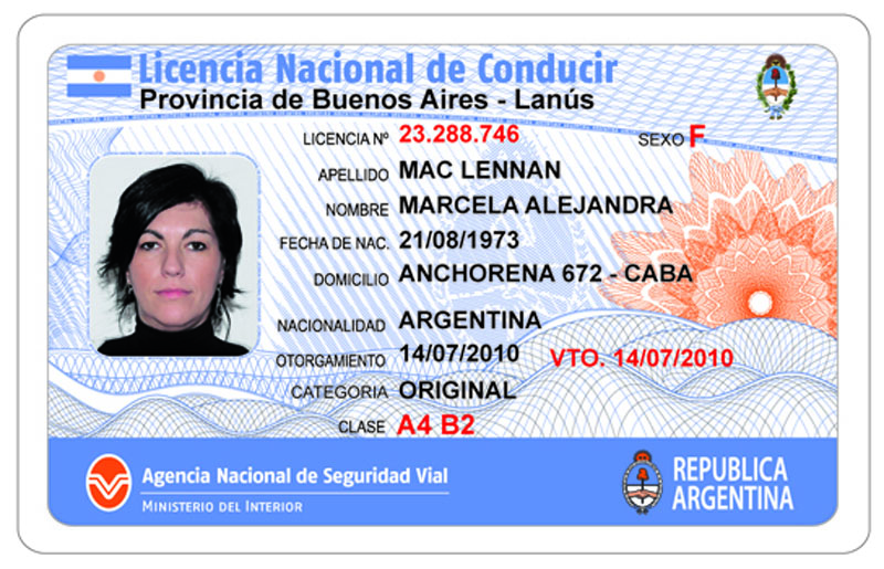 Licencia nacional de conducir